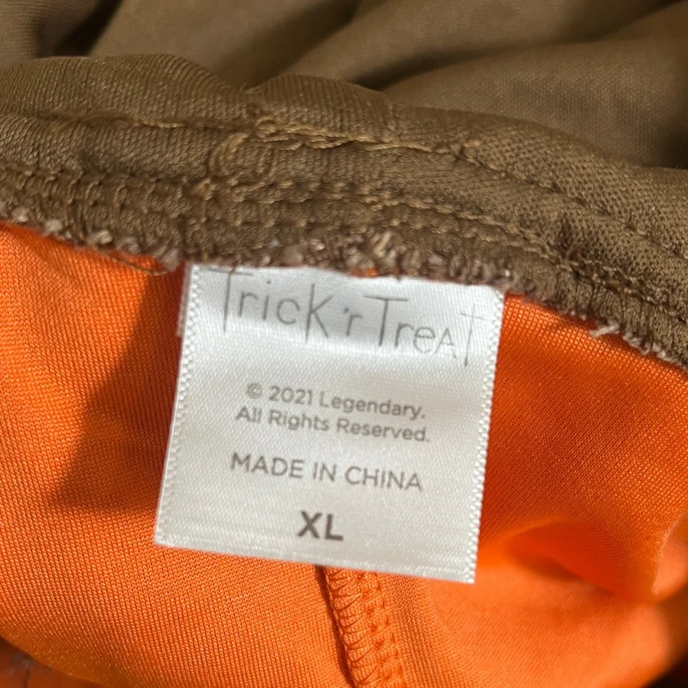 Trick ‘r Treat Orange Brown Scarecrow Costume With Socks